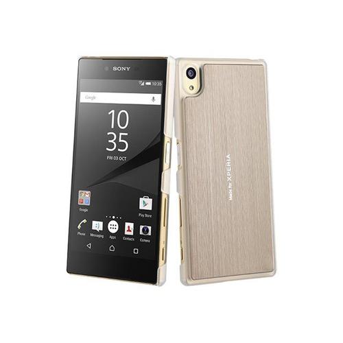 Roxfit Titanium Slim Shell - Coque De Protection Pour Téléphone Portable - Aluminium - Or - Pour Sony Xperia Z5 Compact