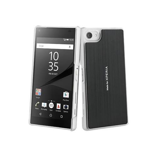 Roxfit Titanium Slim Shell - Coque De Protection Pour Téléphone Portable - Aluminium - Noir - Pour Sony Xperia Z5