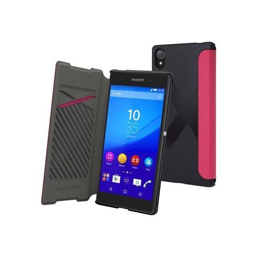 Muvit Mfx Easy Folio - Étui À Rabat Pour Téléphone Portable - Rose - Pour Sony Xperia Z5