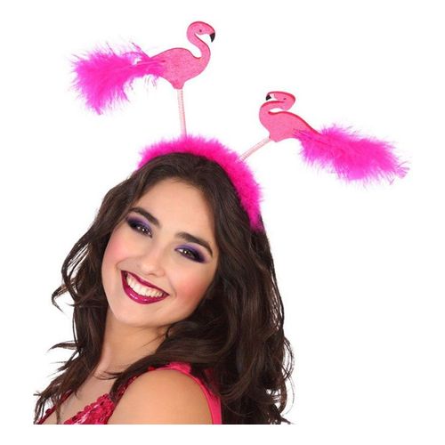 Diadème Avec 2 Flamants (Taille Unique Femme)