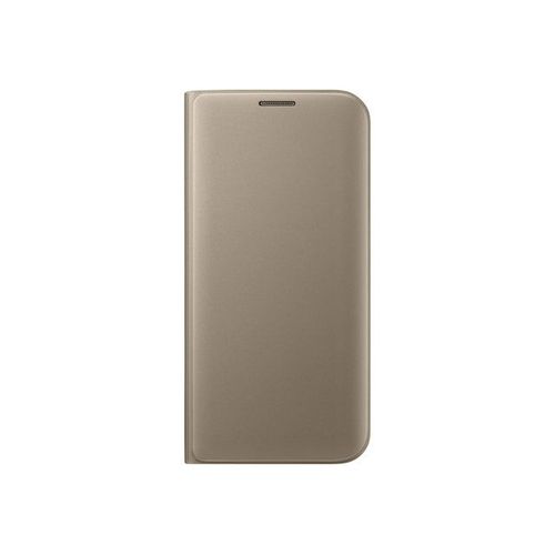 Samsung Flip Wallet Ef-Wg935 - Étui À Rabat Pour Téléphone Portable - Or - Pour Galaxy S7 Edge