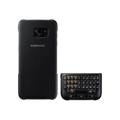 Samsung Keyboard Cover EJ-CG935 - QWERTY - protège-clavier pour téléphone portable - noir - pour Galaxy S7 edge