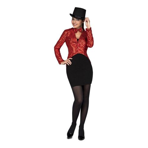 Jaquette Avec Noeud Papillon Rouge Pour Femme (Taille M-L)