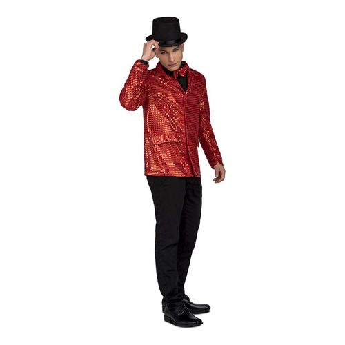 Veste Avec Noeud Papillon Rouge Pour Homme (Taille M/L)