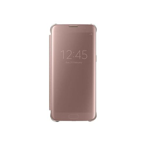 Samsung Clear View Cover Ef-Zg935 - Étui À Rabat Pour Téléphone Portable - Or Rosé - Pour Galaxy S7 Edge