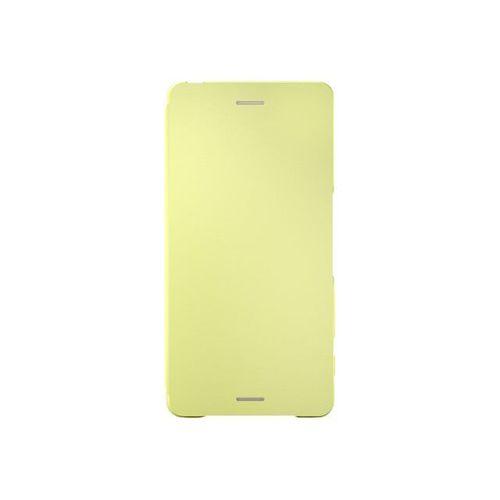 Sony Style Cover Flip Scr52 - Étui À Rabat Pour Téléphone Portable - Citron Vert, Or - Pour Xperia X