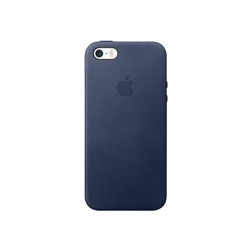 Apple - Coque De Protection Pour Téléphone Portable - Cuir - Bleu Nuit