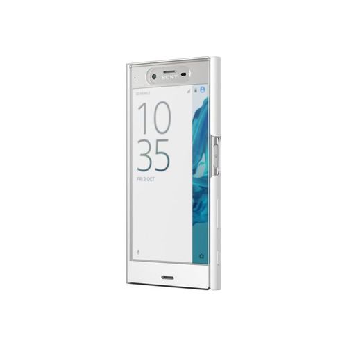 Sony Style Cover Touch Sctf10 - Étui À Rabat Pour Téléphone Portable - Polycarbonate, Caoutchouc Silicone, Polyuréthanne Thermoplastique (Tpu) - Blanc - Pour Xperia Xz