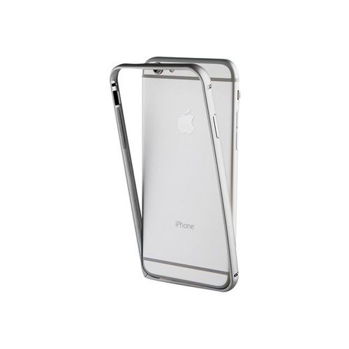 Muvit - Pare-Chocs Pour Téléphone Portable - Aluminium, Polyuréthanne Thermoplastique (Tpu) - Argent