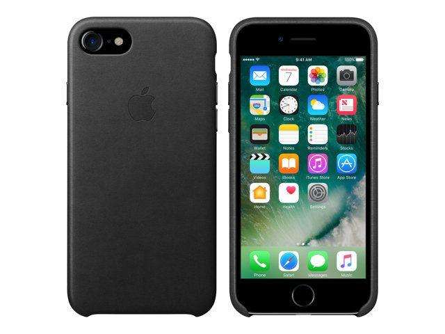 Apple - Coque De Protection Pour Téléphone Portable - Cuir - Noir