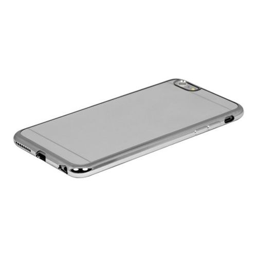 Akashi - Coque De Protection Pour Téléphone Portable - Silicone - Argent, Transparent
