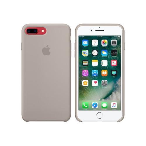 Apple - Coque De Protection Pour Téléphone Portable - Silicone - Gris Perle - Pour Apple Iphone 7 Plus