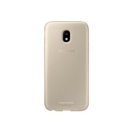 Samsung Jelly Cover Ef-Aj330 - Coque De Protection Pour Téléphone Portable - Doré Transparent - Pour Galaxy J3 (2017)