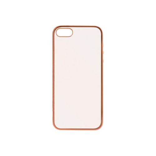 Bigben Connected - Coque De Protection Pour Téléphone Portable - Polyuréthanne Thermoplastique (Tpu) - Transparent, Rose Métallisé