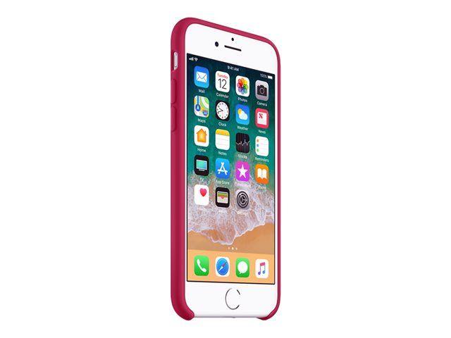 Apple - Coque De Protection Pour Téléphone Portable - Silicone - Rouge Rose