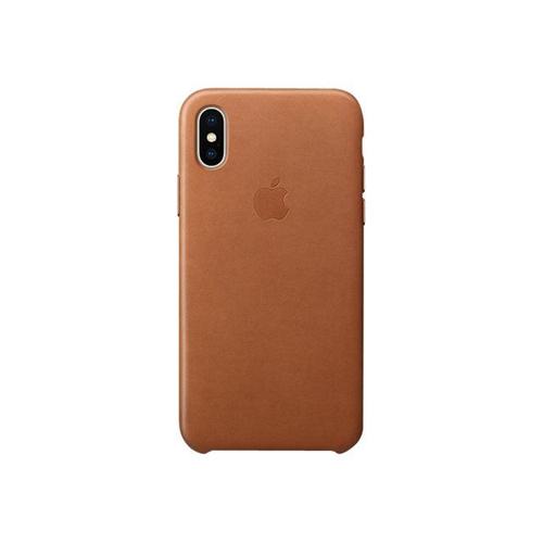 Apple - Coque De Protection Pour Téléphone Portable - Cuir - Marron Selle - Pour Iphone X