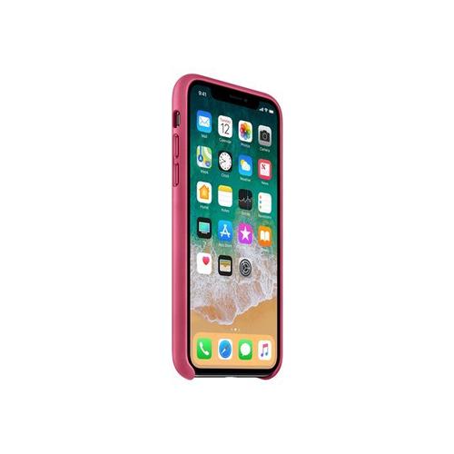 Apple - Coque De Protection Pour Téléphone Portable - Cuir - Rose Fuchsia
