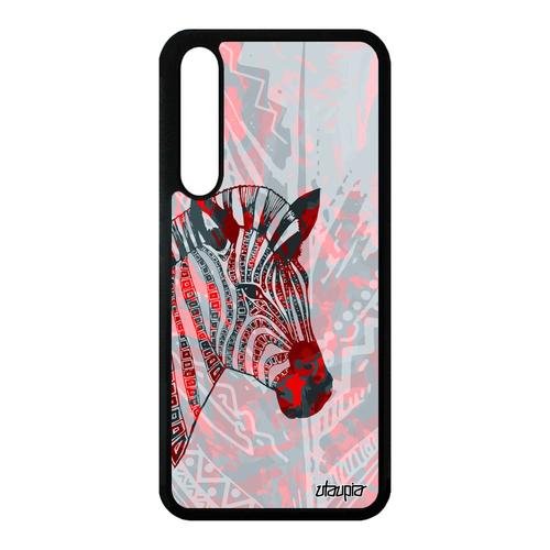 Coque Pour Huawei P20 Pro Silicone Zebre Afrique Animal Plume Multicolore Garcon