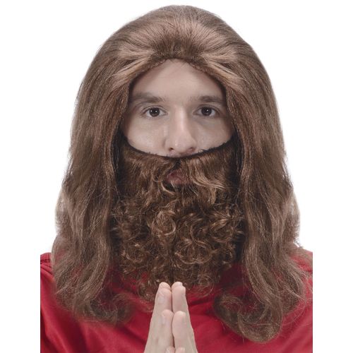 Perruque Avec Barbe Jésus Homme