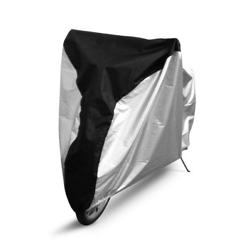 Housse De Pluie De Vélo Étanche Anti Poussière Protection Uv Housse De Vélo Pour Vtt/Vélo De Route 190x65x98cm (Argent,L)