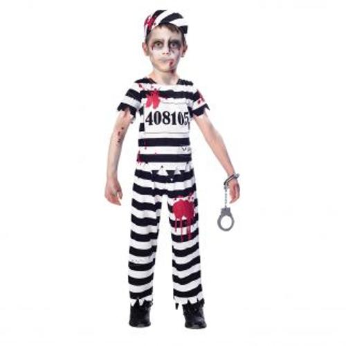 Children's Costume Zombie Convict 7 - 8 Years
