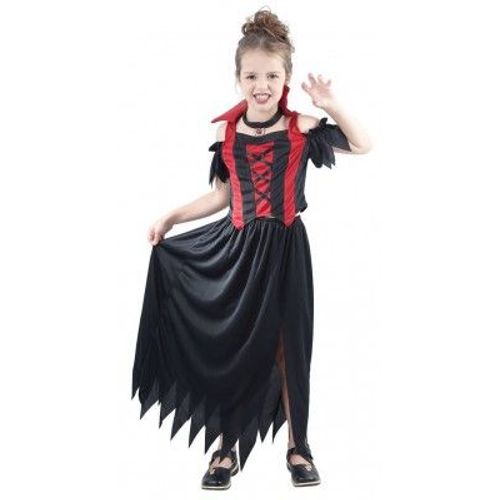 P'tit Clown Re87418 - Costume Enfant Vampirella, M 7/9 Ans