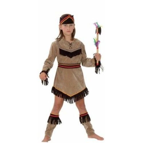 P'tit Clown Re81145 - Costume Enfant Luxe Indienne, M 7/9 Ans