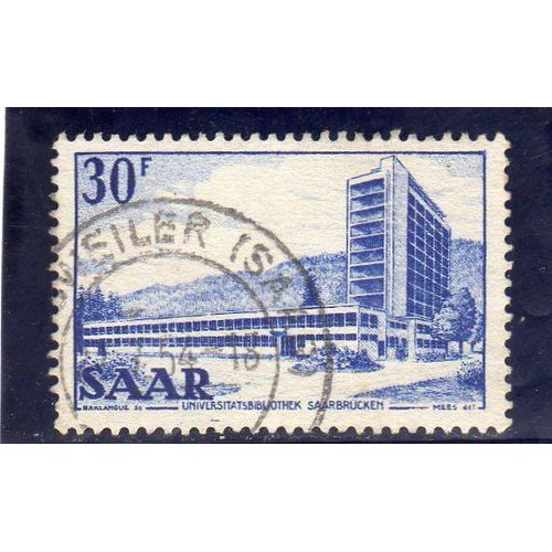 Timbre-Poste De Sarre (Bibliothèque De LUniversité De Sarrebruck)