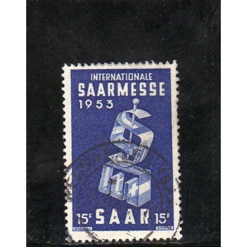 Timbre-Poste De Sarre (1ère Foire Internationale)