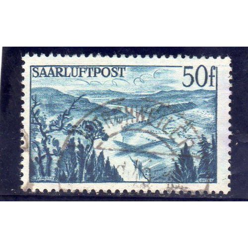 Timbre De Poste Aérienne De Sarre (Vallée De La Sarre)