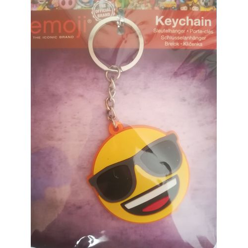 Porte Clés Emoji Plastique