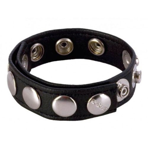 Cockring Cuir Anneau En Cuir Pour Le Sexe 8 Pressions Colt