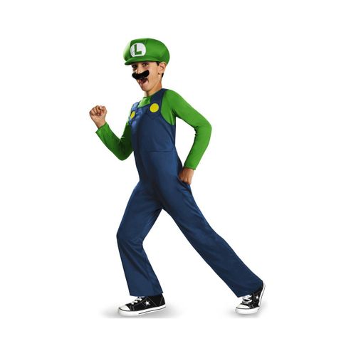 Deguisement Luigi? Enfant - Vert / Rouge - 4/6 Ans