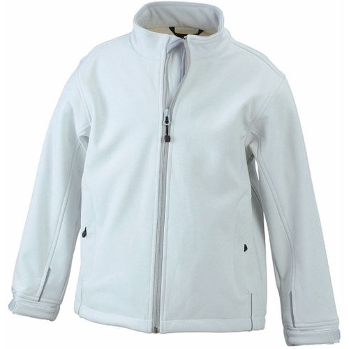 Veste Softshell Enfant - Jn135k - Blanc Cass?