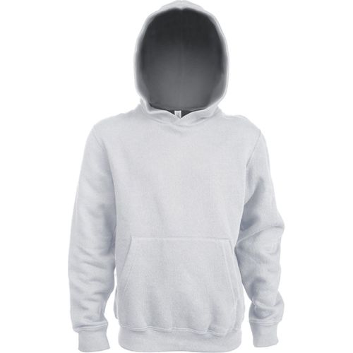 Sweat ? Capuche Enfant - K453 - Blanc Et Gris