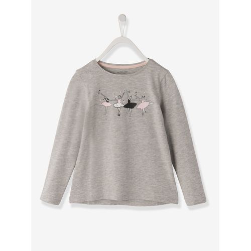 T-Shirt Fille Imprimé Danseuse ¿ Vert Baudet
