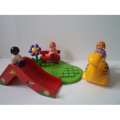 Playmobil - 6748 Enfants et aire de jeux - DECOTOYS