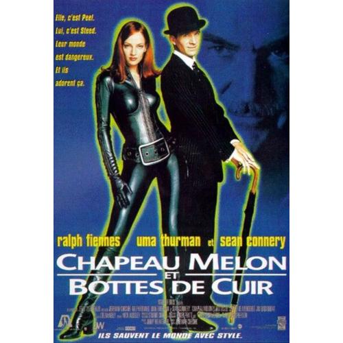 Affiche Cinéma Originale "Chapeau Melon Et Bottes De Cuir" 120x160cm Pliée