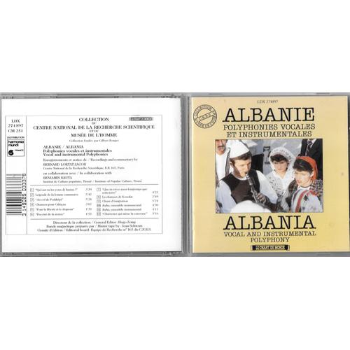 Albanie Albania Polyphonies Vocales Et Instrumentales