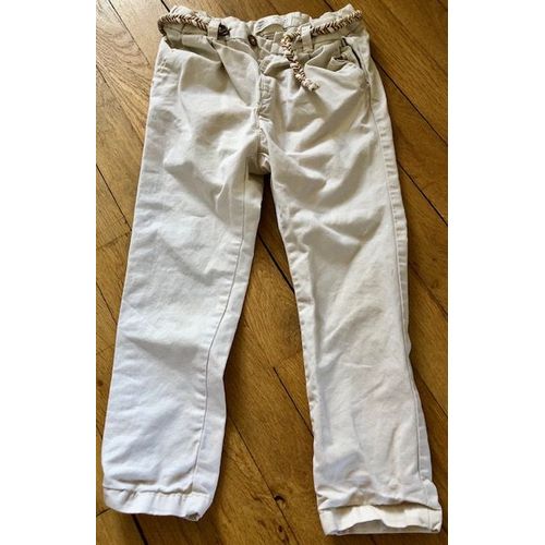Pantalon En Sergé Uni (Zara)