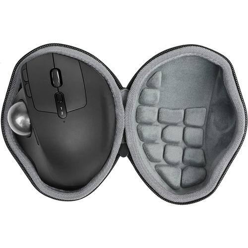 Étui de Voyage Rigide Housse Cas pour Logitech 910-005179 MX Ergo Trackball Avancée sans Fil Souris par co2CREA (Black)