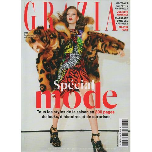 Grazia 458 - Spécial Mode Tout Les Styles De La Saison En 300 Pages / Juliette Armanet / Martin Parr