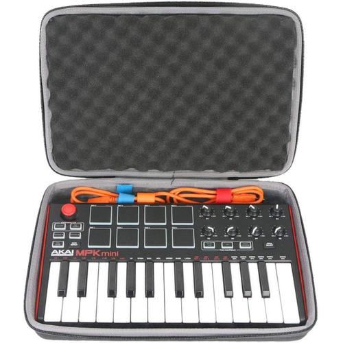 Dur Étui de Voyage Rigide Housse Cas pour AKAI Professional MPK Mini MKII Clavier Maître MIDI/Mpk Mini Play¿boîte seule¿ (size 1)