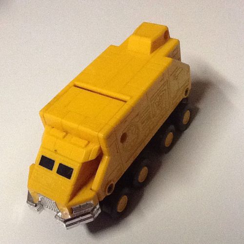 Camion Transformers Jaune Plastique