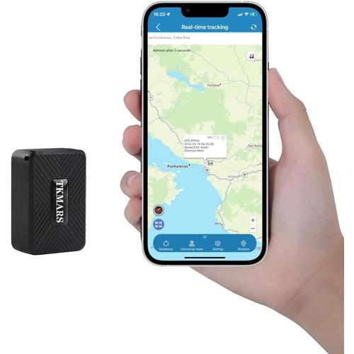 Mini GPS Tracker avec Micro Aimante Petit Traceur GPS Suivi en Temps Réel Traqueur Geolocalisation GPS APP sans Abonnement Alarme SMS GSM Localisateurs pour Voiture Moto Vélo Scooter Enfant TK913