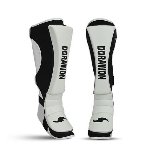 Dorawon, Protège Tibias Et Pieds Nagoya, Blanc, Taille Xxl