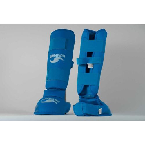 Dorawon, Protège Tibias Et Pieds Pour Karaté Tokyo Taille M, Bleu