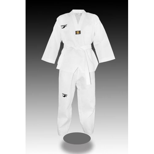 Dorawon, Dobok Taekwondo Brodé Club Taille 180 Cm, Col Blanc