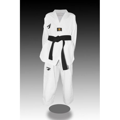 Dorawon, Dobok Taekwondo Brodé Luxury Taille 170 Cm, Col Blanc