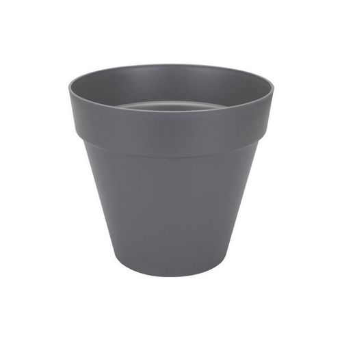 Loft urban pot de fleur rond - 25 cm - gris anthracite